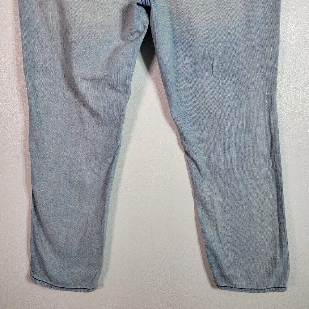 American Eagle‎ Womens Tomgirl Jeans 14 Button Fly Distressed 100% Cotton AEO